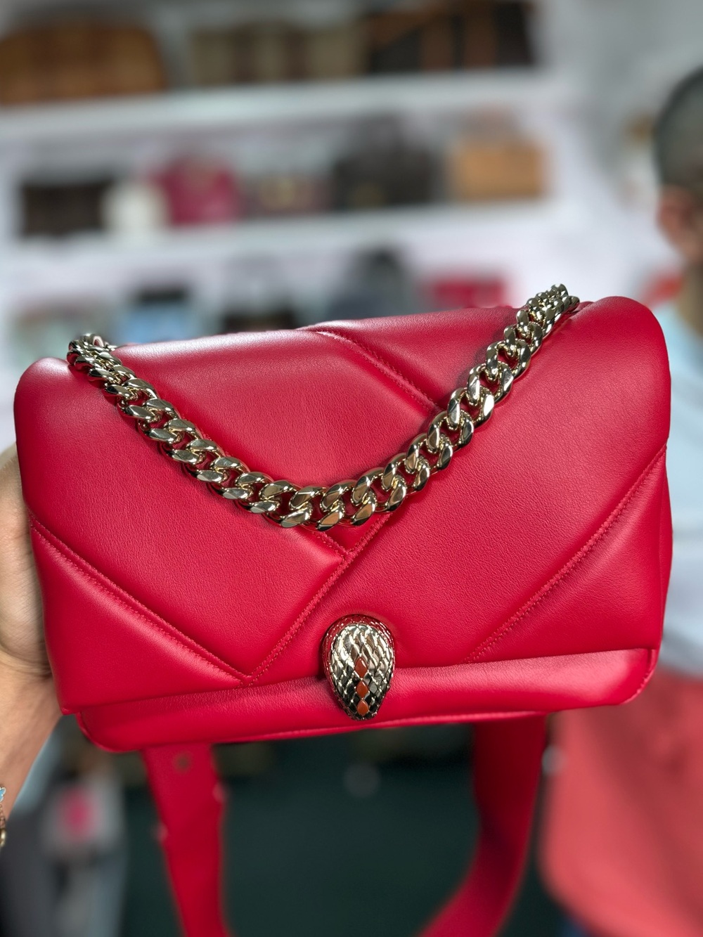 Bvlgari Serpenti Chain Flap